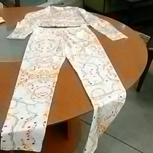 Leggings with matching shirts